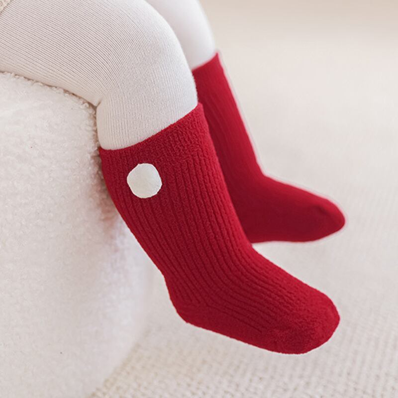 【SOCKS】暖かいレッドソックス C0179