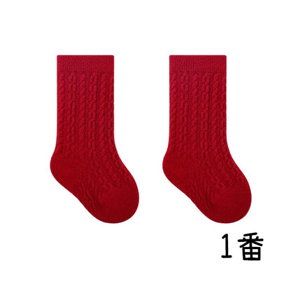【SOCKS】暖かいレッドソックス C0179