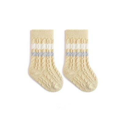 【SOCKS】カラーバリリブソックス C0040