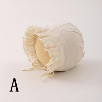 【HAT】可愛いレースボンネット　帽子 C0193