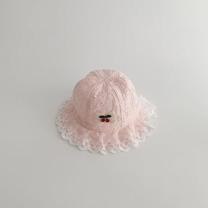 【HAT】チェリーレース帽子 C0178