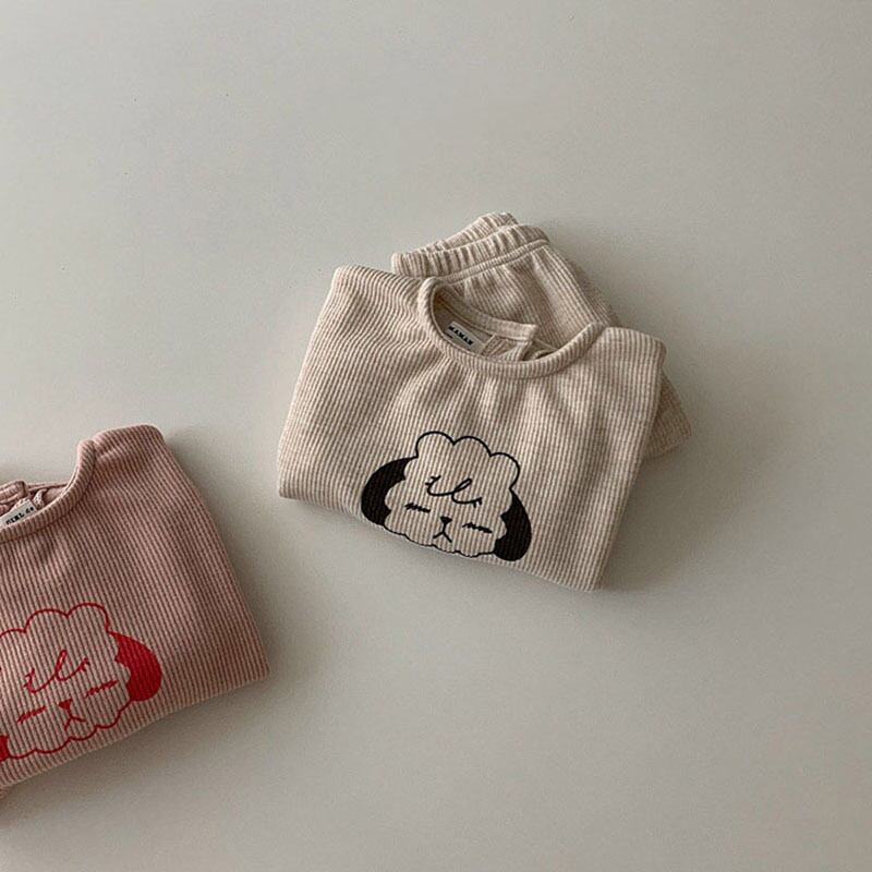 [Autumn New Arrival] Dog Print Loungewear - 2 Colors A0508