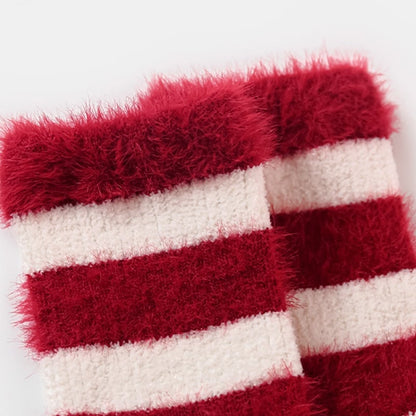【SOCKS】暖かいレッドソックス C0179