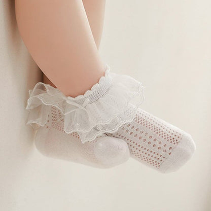 【SOCKS】New Summer Collection - Frill Breathable Socks S0138