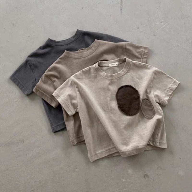 【秋新作】マルポイントカジュアルＴシャツ A0276