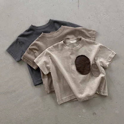 【秋新作】マルポイントカジュアルＴシャツ A0276