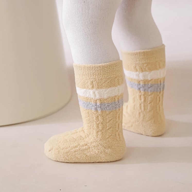 【SOCKS】カラーバリリブソックス C0040