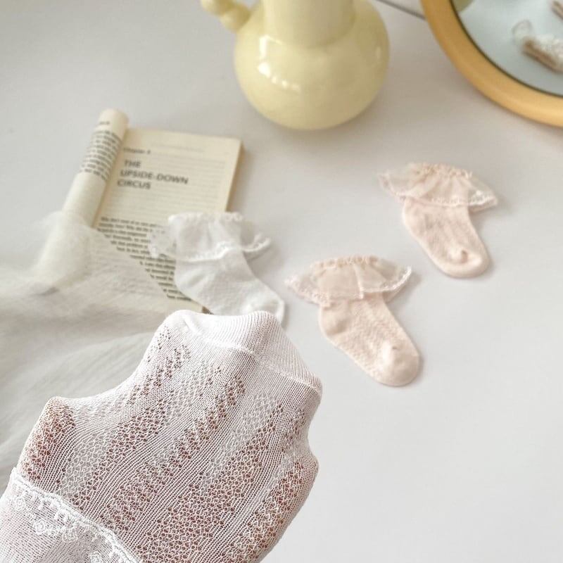【SOCKS】可愛いレースソックス C0091