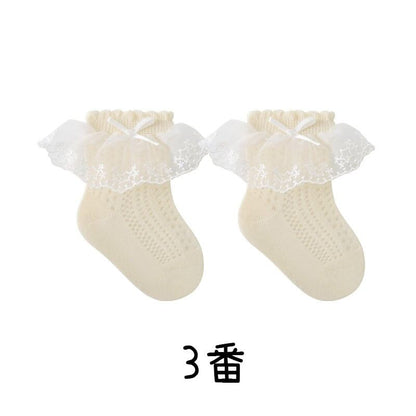 【SOCKS】New Summer Collection - Frill Breathable Socks S0138