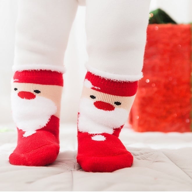 【SOCKS】クリスマスソックス　4ペアセット C0071