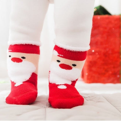 【SOCKS】クリスマスソックス　4ペアセット C0071