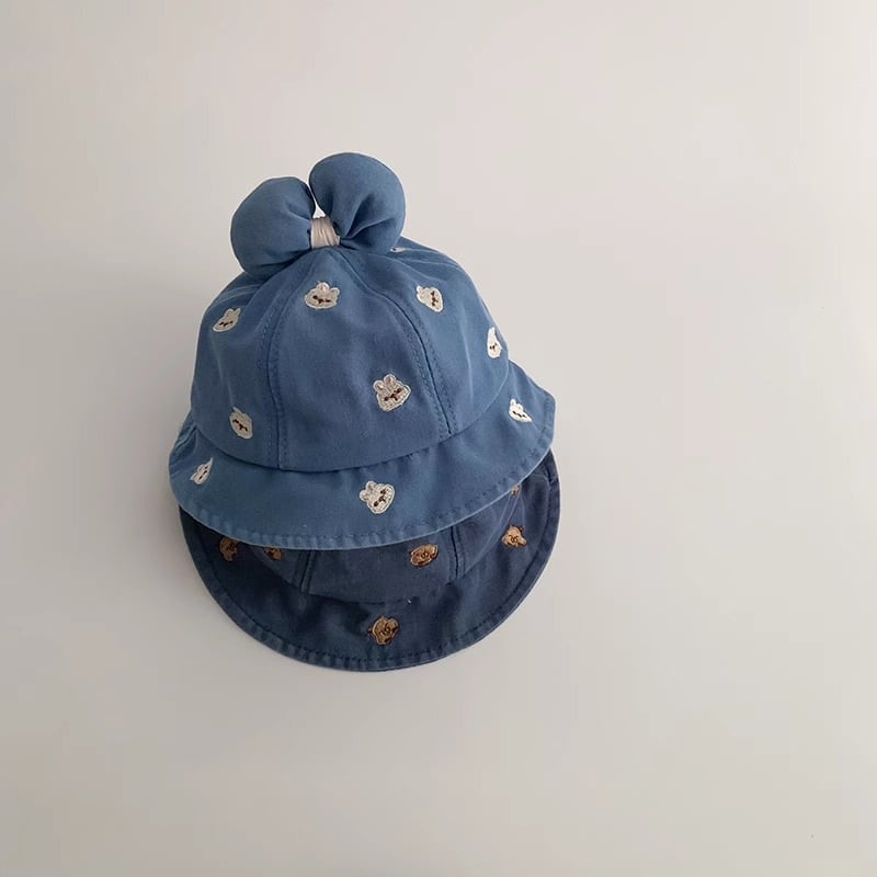 【HAT】Animal Print Denim Hat C0206