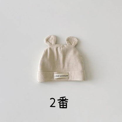 【HAT】可愛い無地ベア帽子 C0252