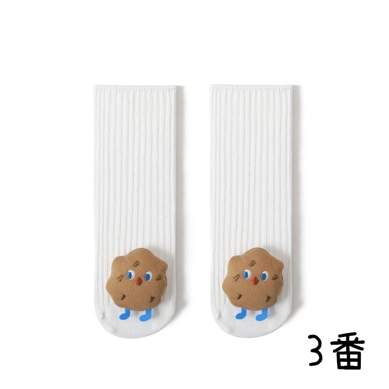 【SOCKS】パンロゴ可愛いソックス C0092