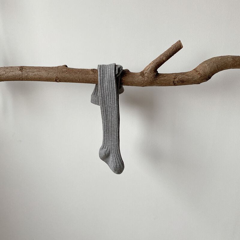 [Autumn New Arrival] Simple Ribbed Tights - All 16 Colors A0275