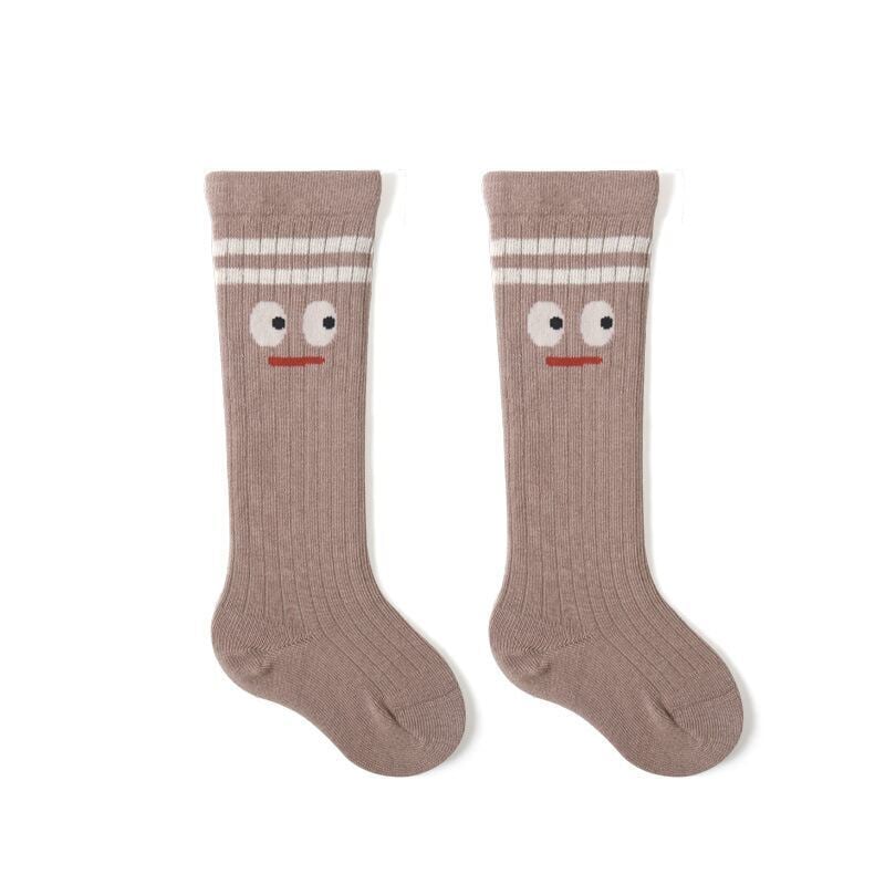 【Socks】カワイイ柄リブロングソックス 全5種類 C0056