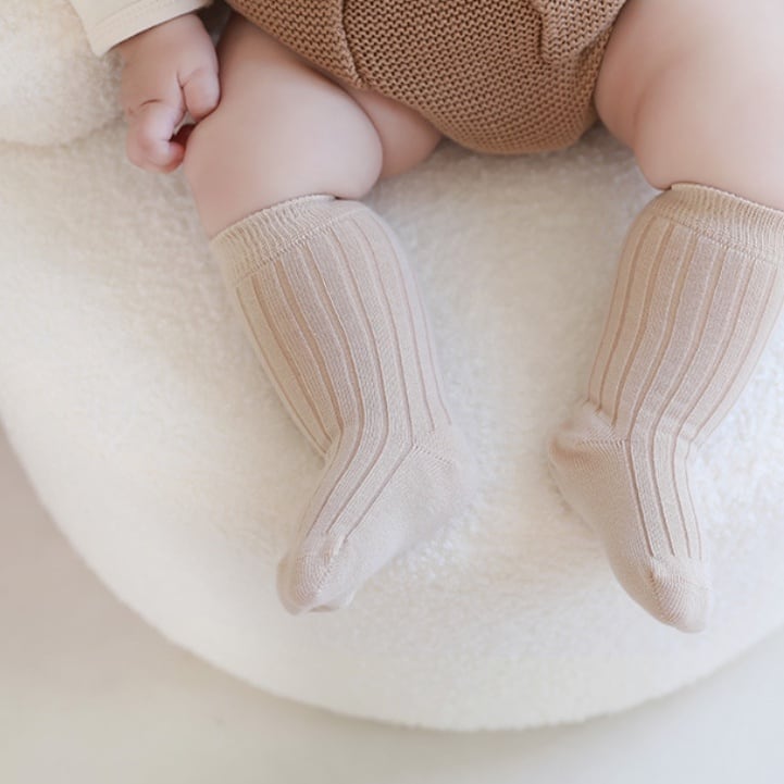 【SOCKS】Warm Plain Socks - 5 Pair Set C0267