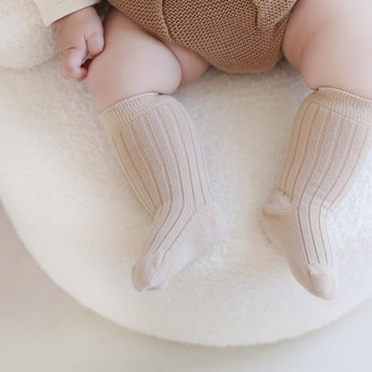 【SOCKS】Warm Plain Socks - 5 Pair Set C0267