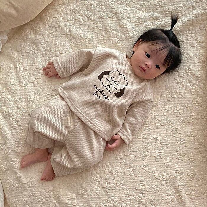 [Autumn New Arrival] Dog Print Loungewear - 2 Colors A0508