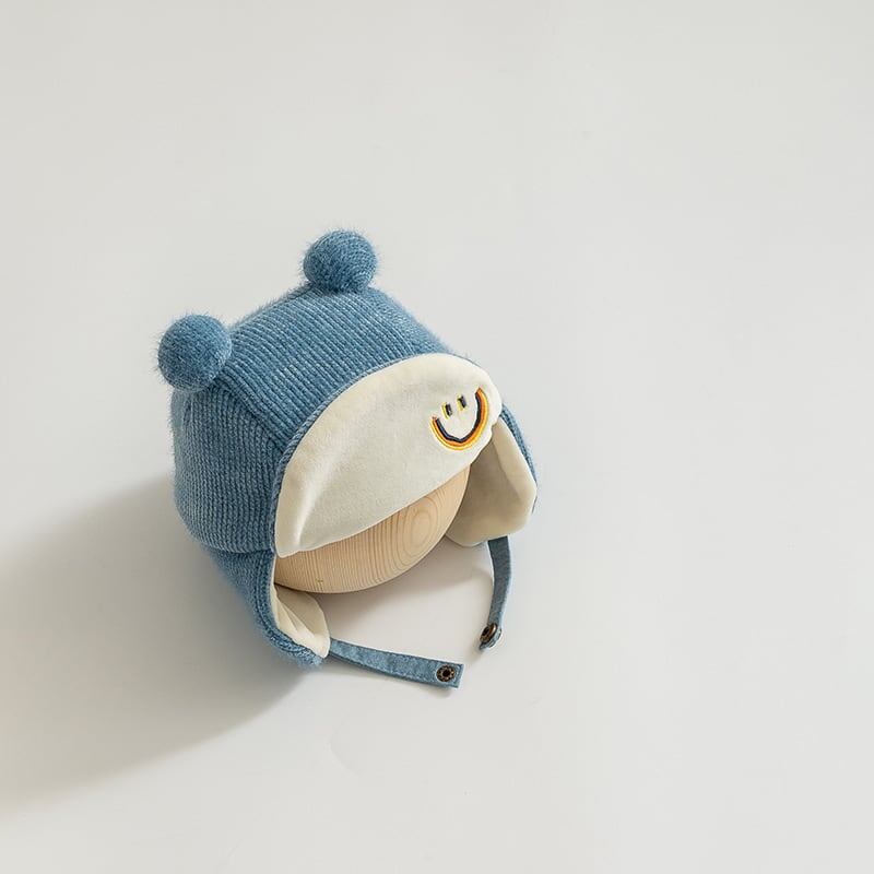 【HAT】笑顔可愛い防寒帽子 C0061