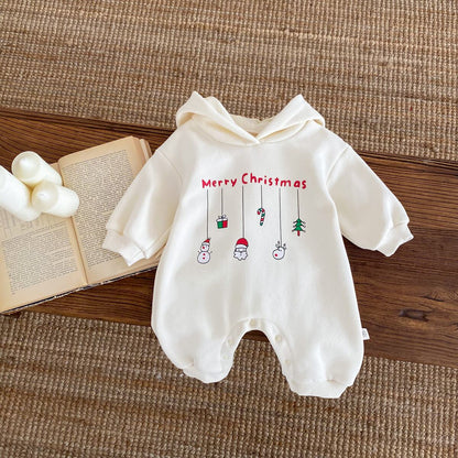 【66-90】クリスマスフードデザインオールインワン　全2色 A0429