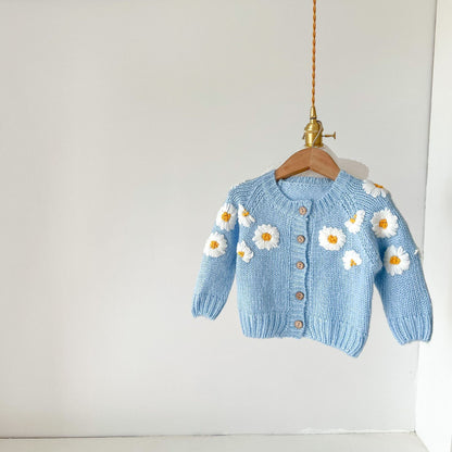 [Autumn New Arrival] Daisy Embroidery Cardigan - All 3 colors A0828