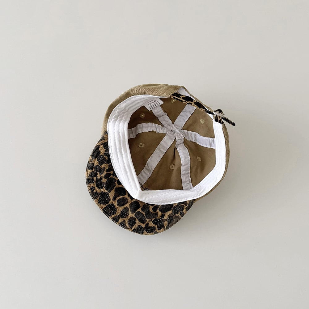 【HAT】ヒョウ柄オシャレ帽子 C0024
