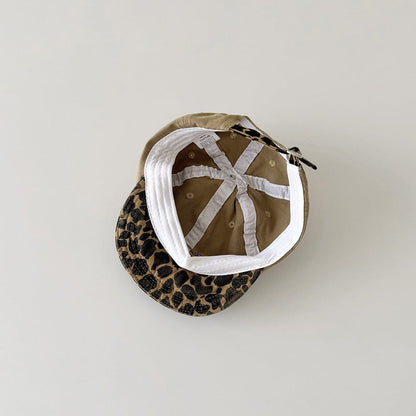 【HAT】ヒョウ柄オシャレ帽子 C0024