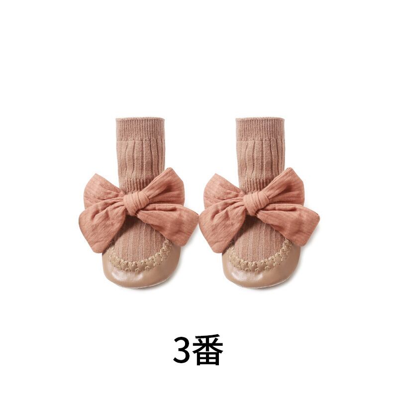 【SOCKS】可愛い蝶結び付きソックス C0203