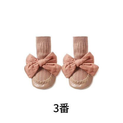 【SOCKS】可愛い蝶結び付きソックス C0203