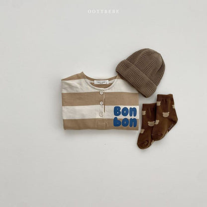 [Autumn New Arrival] English Letter Border All-in-One, 2 Colors A0107