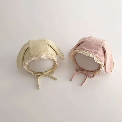 【GOODS】秋新作 うさぎデザインボンネット A0956