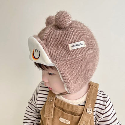【HAT】笑顔可愛い防寒帽子 C0061