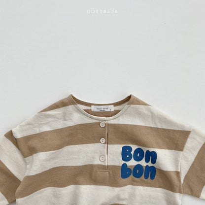 [Autumn New Arrival] English Letter Border All-in-One, 2 Colors A0107