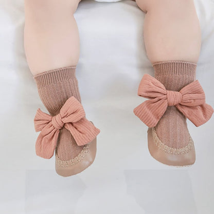 【SOCKS】可愛い蝶結び付きソックス C0203