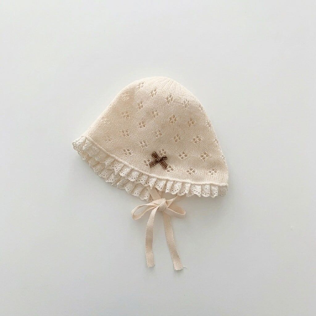 【HAT】蝶結び付き麦わら帽子 C0008