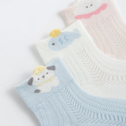 【SOCKS】夏新作　メッシュソックス3ペア S0226
