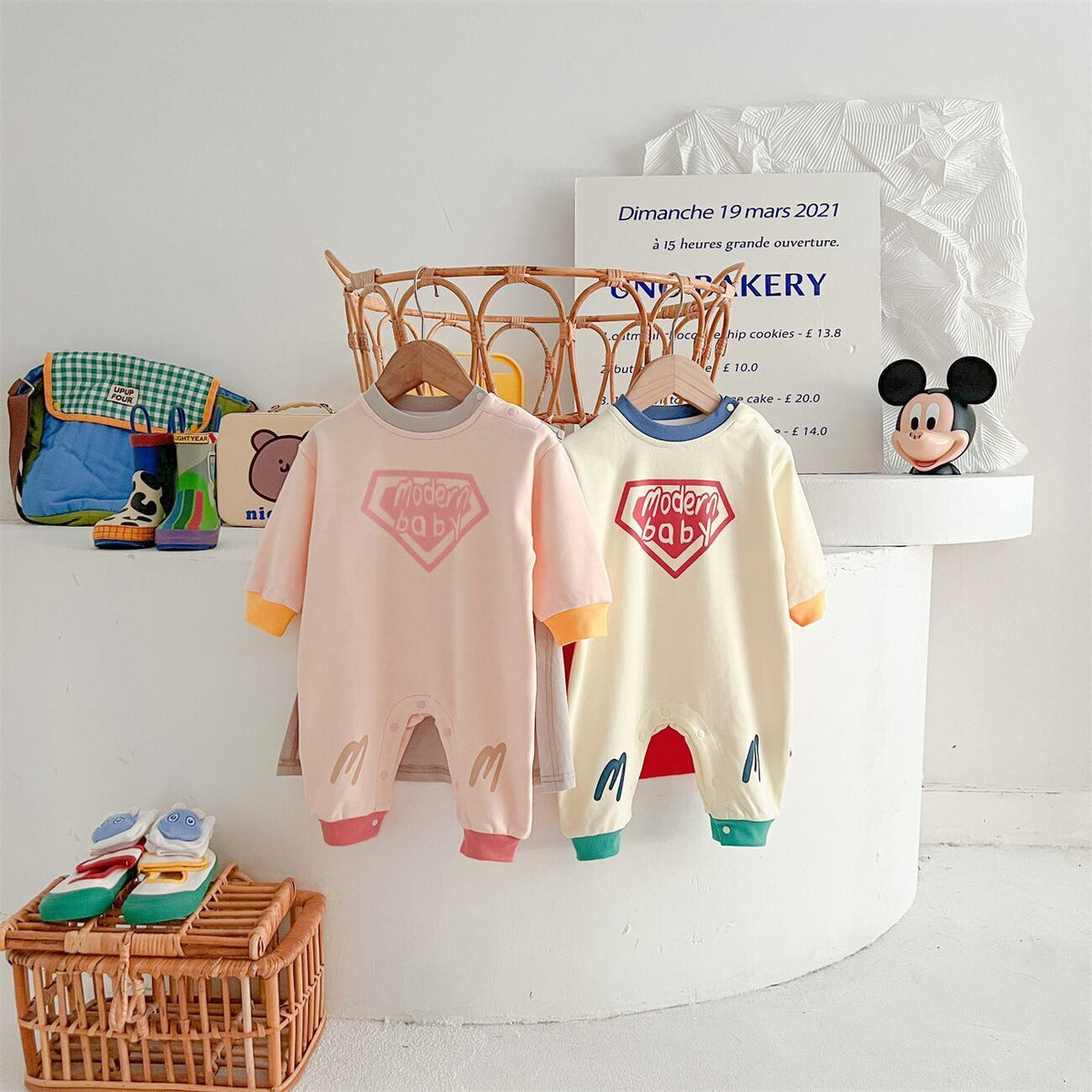 [Autumn New Arrivals] Superman All-in-One with Cape - 2 Colors A0564