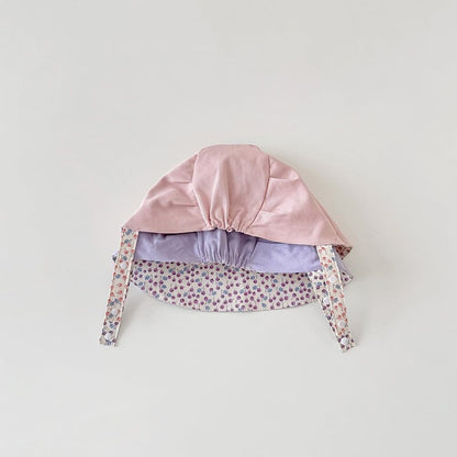 【HAT】花柄リバーシブル帽子 C0060