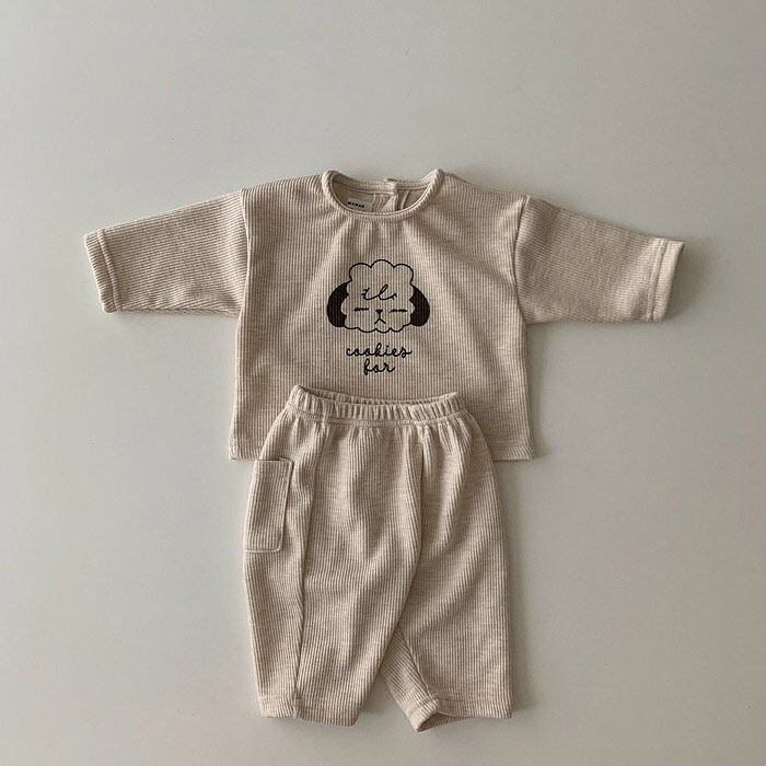 [Autumn New Arrival] Dog Print Loungewear - 2 Colors A0508