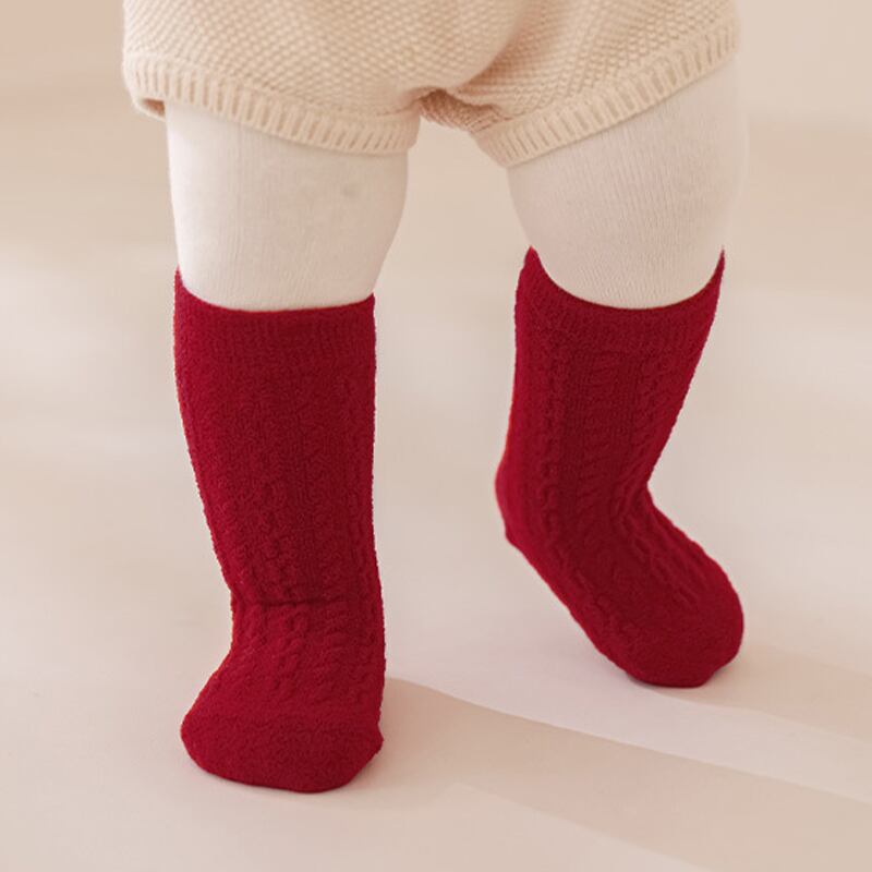 【SOCKS】暖かいレッドソックス C0179