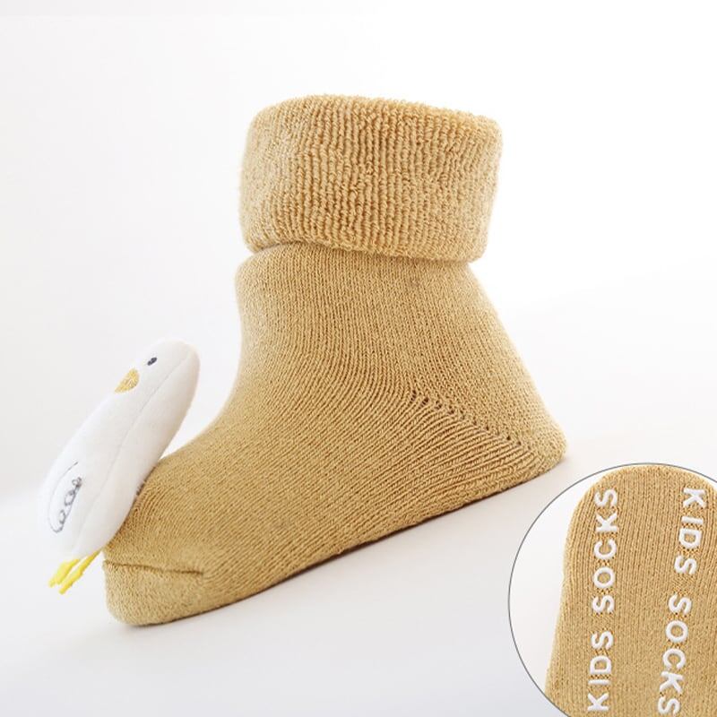 【SOCKS】暖かいアニマル柄ソックス C0045