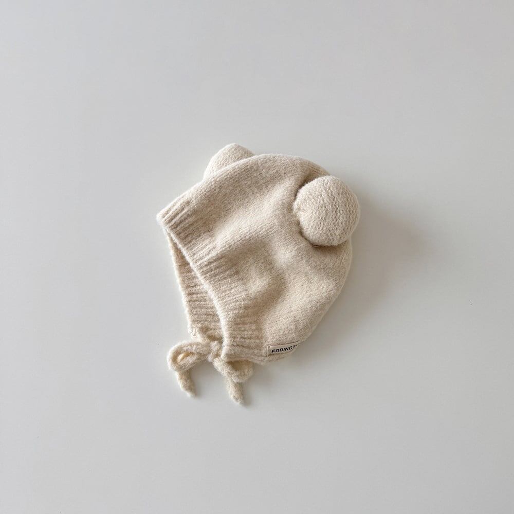 【HAT】可愛いもこもこクマ帽子 C0080