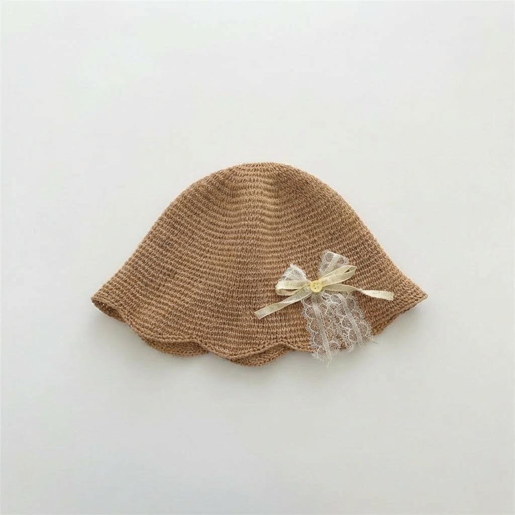 【HAT】レース麦わら帽子 C0260