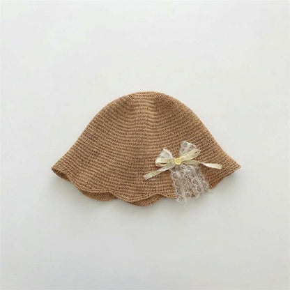 【HAT】レース麦わら帽子 C0260