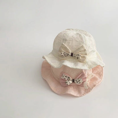 【HAT】蝶結び付き可愛い帽子 C0147