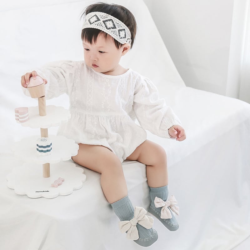 【SOCKS】可愛い蝶結び付きソックス C0203