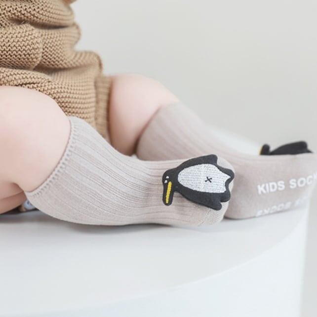 【SOCKS】可愛いアヒルリブソックス C0172