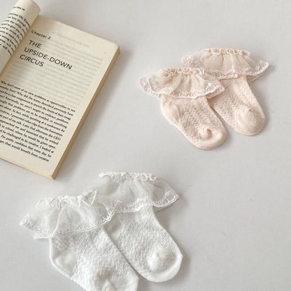 【SOCKS】可愛いレースソックス C0091