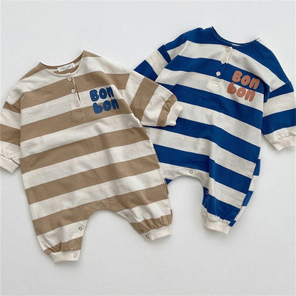 [Autumn New Arrival] English Letter Border All-in-One, 2 Colors A0107